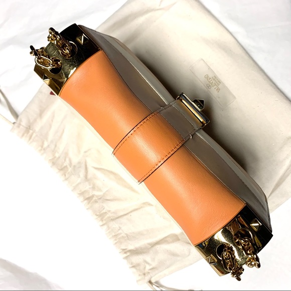 NEW Valentino B-Rockstud paneled shoulder bag - Picture 3 of 12